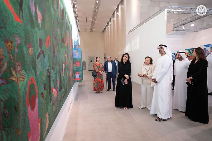 Khaled bin Mohamed Bin Zayed Inaugurates 14th Edition of Abu Dhabi Art