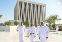 Accompanied by Khaled bin Mohamed bin Zayed, Theyazin bin Haitham Al Said visits Louvre Abu Dhabi