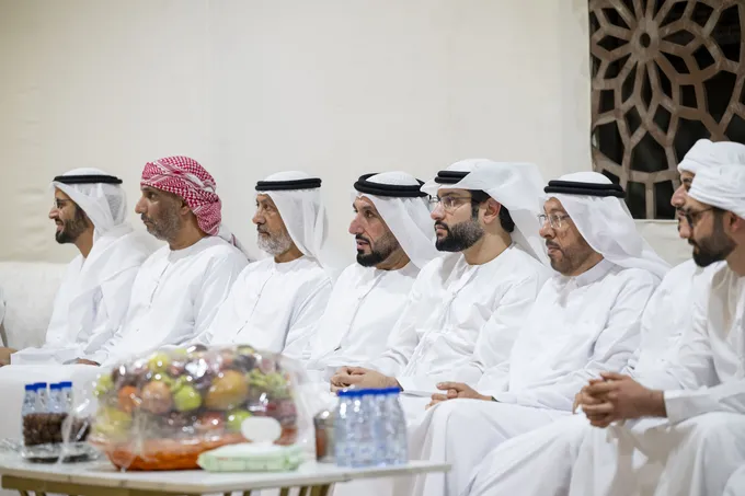 Theyab bin Mohamed bin Zayed offers condolences on the passing of martyr Ismail Abdulqadir Al Mulla’s mother