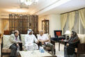 Khalifa bin Tahnoon bin Mohammed offers condolences on the passing of Dr George Mathew’s wife