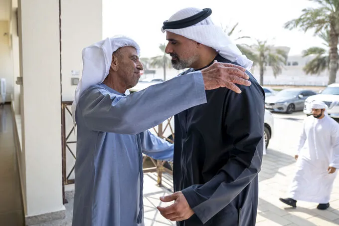Khaled bin Mohamed bin Zayed offers condolences on the passing of Al Sayed Moussa Al Sayed Abdul-Raheem Al Hashemi