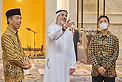 Khaled bin Mohamed bin Zayed visits Sheikh Zayed Grand Mosque in Surakarta (Solo), Indonesia, accompanied by His Excellency Joko Widodo, President of the Republic of Indonesia