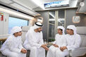 Hamdan bin Zayed reviews progress at Etihad Rail Depot in Al Mirfa City