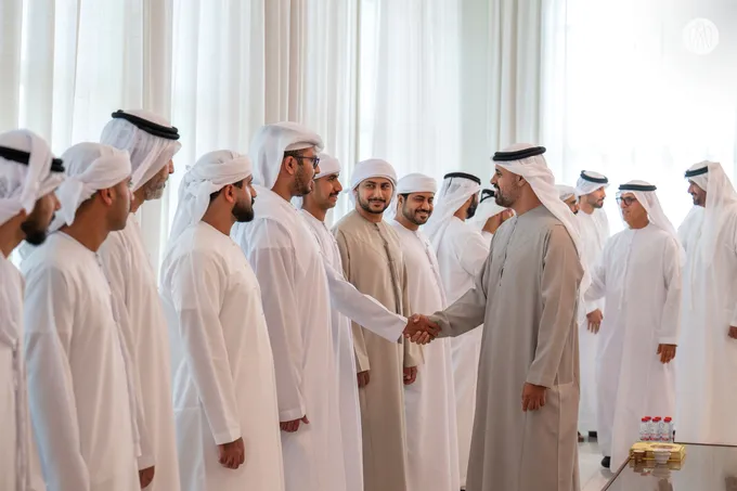 v|Theyab bin Mohamed bin Zayed offers condolences on the passing of Abdulaziz Belhaif Al Nuaimi
