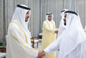 Hamdan bin Zayed receives well-wishers on the occasion of Eid Al Adha