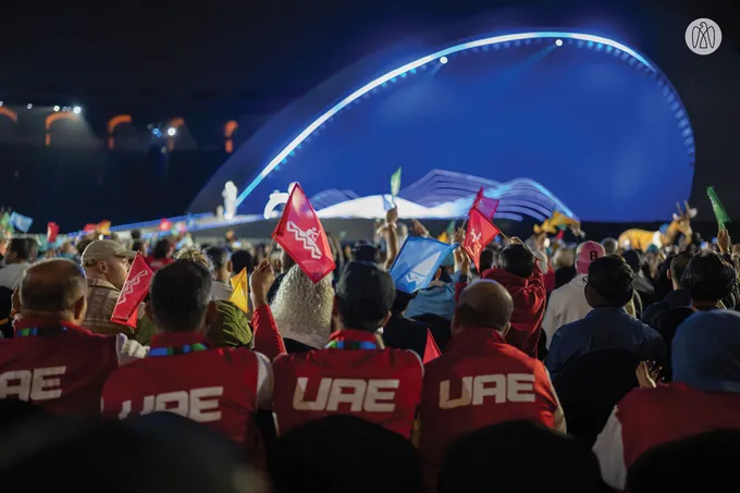 Under the patronage of Theyab bin Mohamed bin Zayed, Zayed bin Mohamed bin Zayed attends opening ceremony of Open Masters Games Abu Dhabi 2026