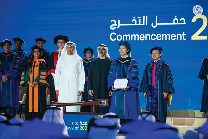 Khaled bin Mohamed bin Zayed attends Mohamed bin Zayed University of Artificial Intelligence 2026 commencement ceremony