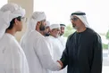 Khaled bin Mohamed bin Zayed and Hazza bin Zayed offer condolences to family of national duty martyr Abdalla Shamis Almenhali