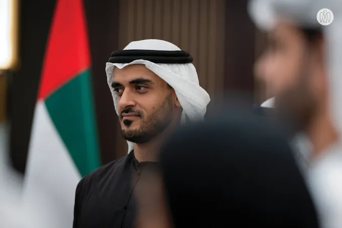 Crown Prince of Abu Dhabi meets UAE Nationals studying in Beijing