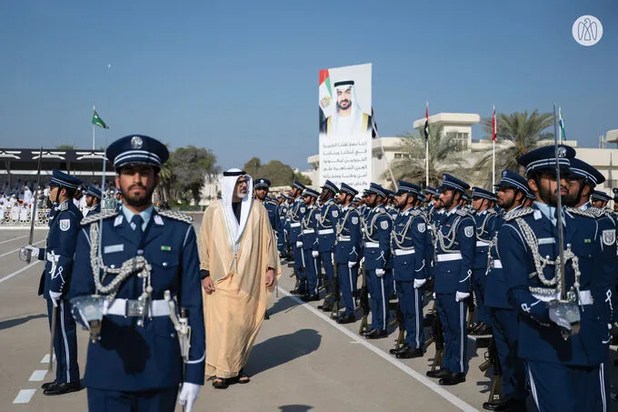 Under the patronage of the UAE President, Khaled bin Mohamed bin Zayed attends Abu Dhabi Police College graduation ceremony