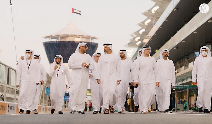 Khaled bin Mohamed bin Zayed Visits Yas Marina Circuit