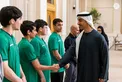 Hamdan bin Mohamed bin Zayed receives winners of UAE Wrestling Federation Cup and UAE Wrestling Clubs League for 2025–2026 season