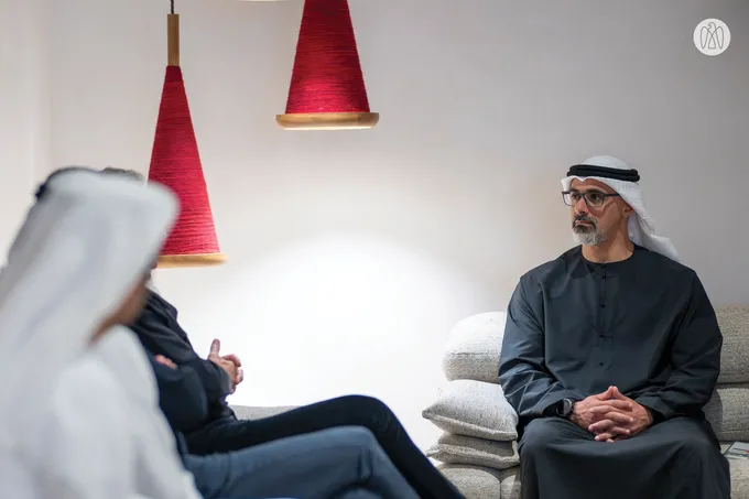 Khaled bin Mohamed bin Zayed  meets executive management delegation from The Walt Disney Company