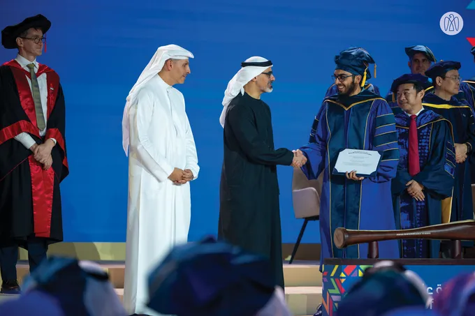 Khaled bin Mohamed bin Zayed attends Mohamed bin Zayed University of Artificial Intelligence 2026 commencement ceremony