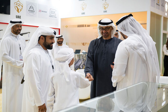 UAE President attends 21st Abu Dhabi International Hunting and Equestrian Exhibition