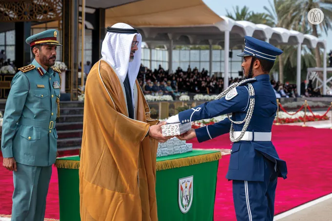 Under the patronage of the UAE President, Khaled bin Mohamed bin Zayed attends Police College graduation ceremony