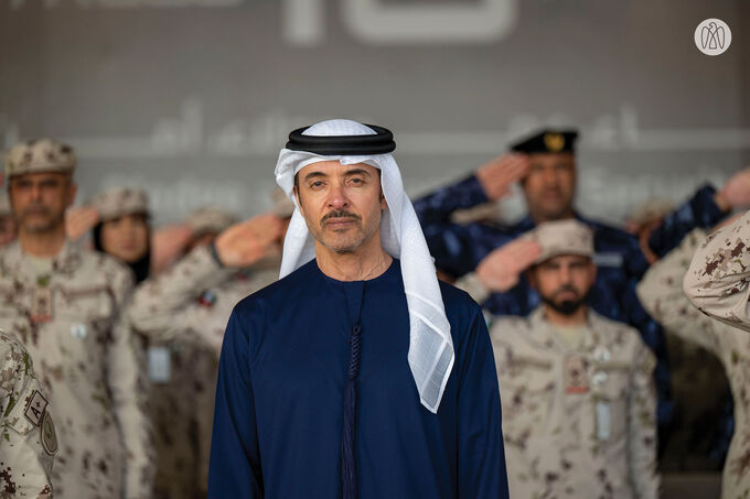 Under the patronage of the UAE President, Hazza bin Zayed attends Union Fortress 10 military parade in Al Ain