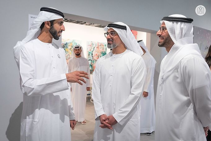 Khaled bin Mohamed Bin Zayed Inaugurates 14th Edition of Abu Dhabi Art