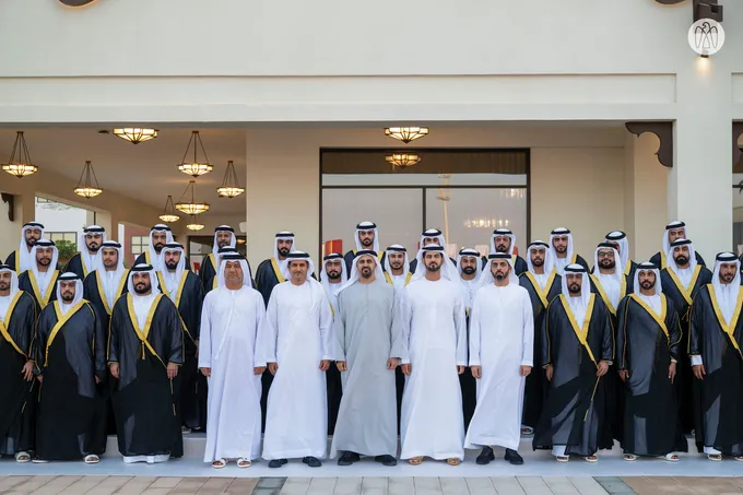 Theyab bin Mohamed bin Zayed attends group wedding of 60 grooms organised by Federal Authority for Identity, Citizenship, Customs and Port Security