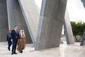Theyab bin Mohamed bin Zayed receives Prime Minister of Republic of North Macedonia at Wahat Al Karama
