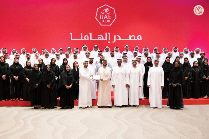 Nahyan bin Zayed honours teams participating in hosting and organisation of UAE Tour 2024