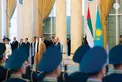 Crown Prince of Abu Dhabi arrives at Presidential Palace in Astana