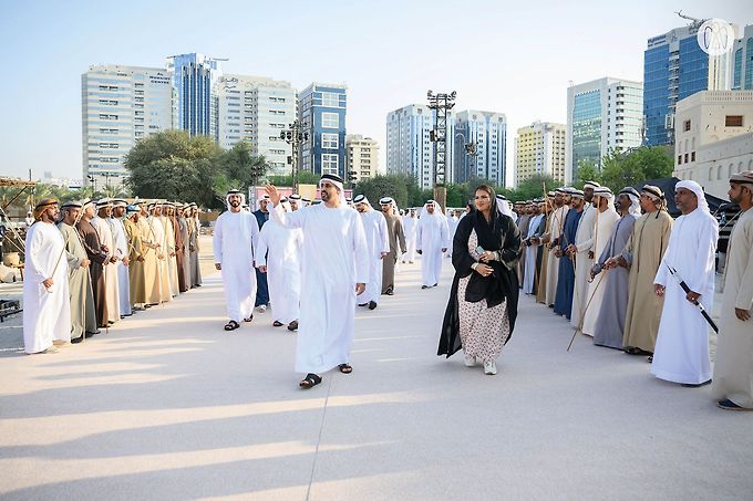 Theyab bin Mohamed bin Zayed visits Al Hosn Festival 2023