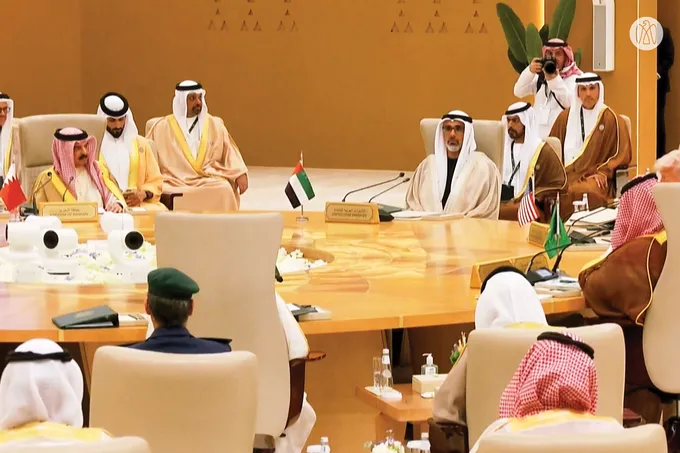 On behalf of the UAE President, Crown Prince of Abu Dhabi leads UAE delegation to Gulf-US Summit in Riyadh