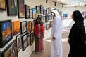 Khaled bin Mohamed bin Zayed visits National Art Expressions exhibition