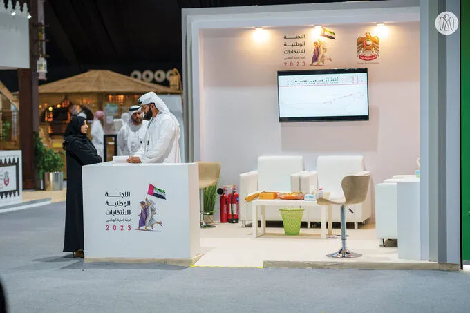 Abu Dhabi Committee for Federal National Council Elections 2023 participates in Liwa Date Festival
