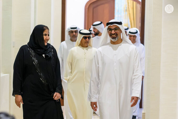 Khaled bin Mohamed bin Zayed visits General Women’s Union in Abu Dhabi