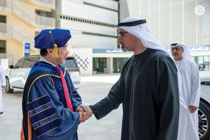 Khaled bin Mohamed bin Zayed attends Mohamed bin Zayed University of Artificial Intelligence 2026 commencement ceremony