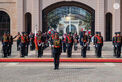 Crown Prince of Abu Dhabi arrives at Gudaibiya Palace in Manama