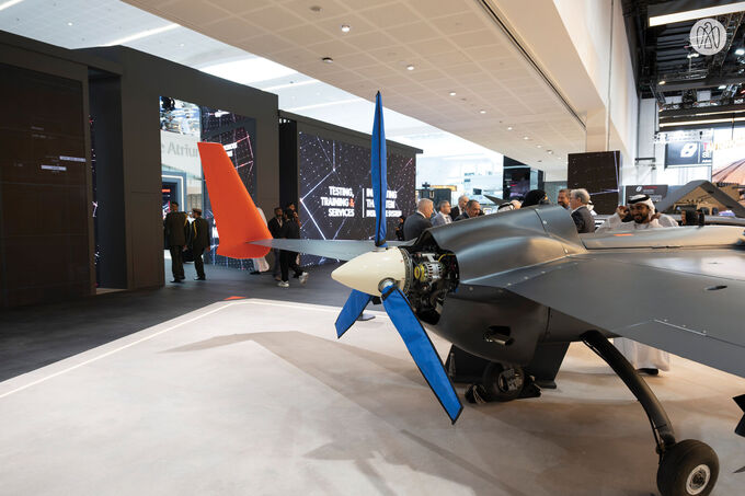 Khaled bin Mohamed bin Zayed visits IDEX 2025