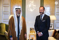 Crown Prince of Abu Dhabi meets Crown Prince of Norway