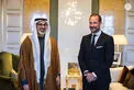 Crown Prince of Abu Dhabi meets Crown Prince of Norway