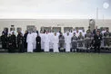 حمدان بن زايد يطَّلع على سير العمل في محطة قطار الاتحاد في مدينة المرفأ