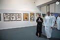 Khaled bin Mohamed bin Zayed visits National Identity in Visual Arts exhibition