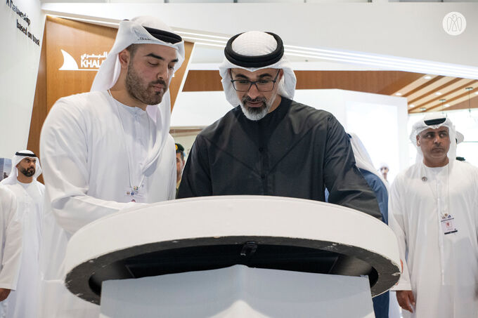 Khaled bin Mohamed bin Zayed attends 2nd day of IDEX and NAVDEX 2025