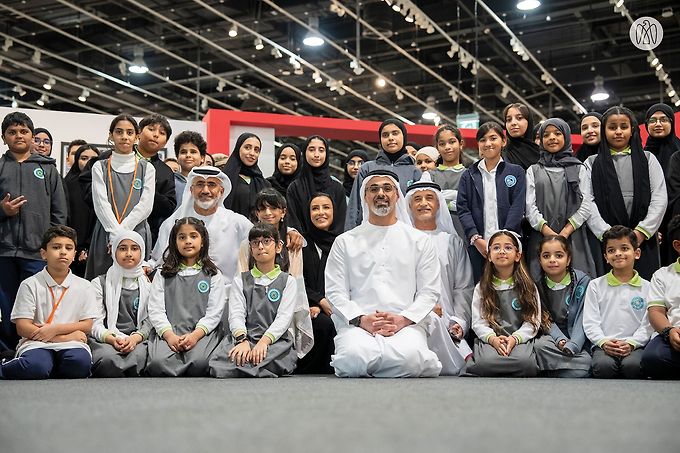 Khaled bin Mohamed bin Zayed visits National Identity in Visual Arts exhibition