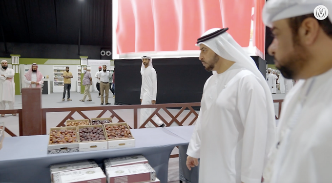 Hamdan Bin Zayed Visits 1st Liwa Date Festival and Auction