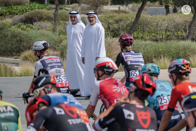 Khaled bin Mohamed bin Zayed attends UAE Tour