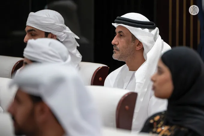Crown Prince of Abu Dhabi meets UAE Nationals studying in Beijing