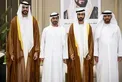 v|Khalifa bin Tahnoon bin Mohammed attends reception for Al Shamsi weddings