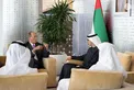 Khaled bin Mohamed bin Zayed receives CEO of BlackRock