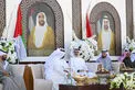 Khaled bin Mohamed bin Zayed attends Hamad Jumaa Al Suwaidi wedding reception