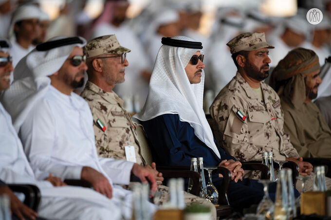 Under the patronage of the UAE President, Hazza bin Zayed attends Union Fortress 10 military parade in Al Ain
