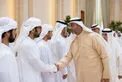 UAE President accepts condolences for third day over passing of Tahnoun bin Mohammed from international delegations, crowds of mourners