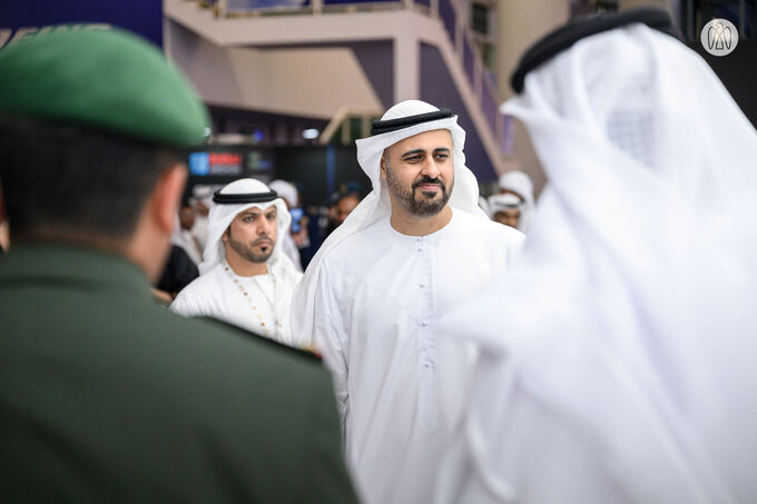 Theyab bin Mohamed bin Zayed visits Dubai Airshow 2023 