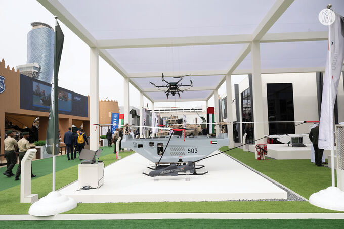 Khaled bin Mohamed bin Zayed visits IDEX 2025